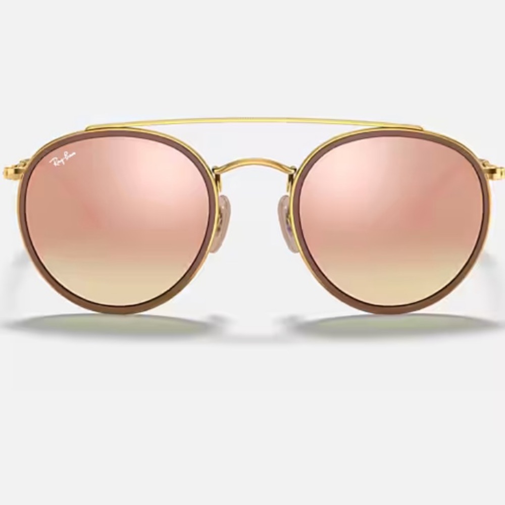 Ray ban round double bridge aviators